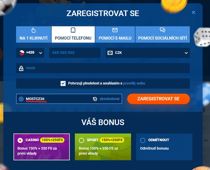 Jak získat nové bonusy Mostbet